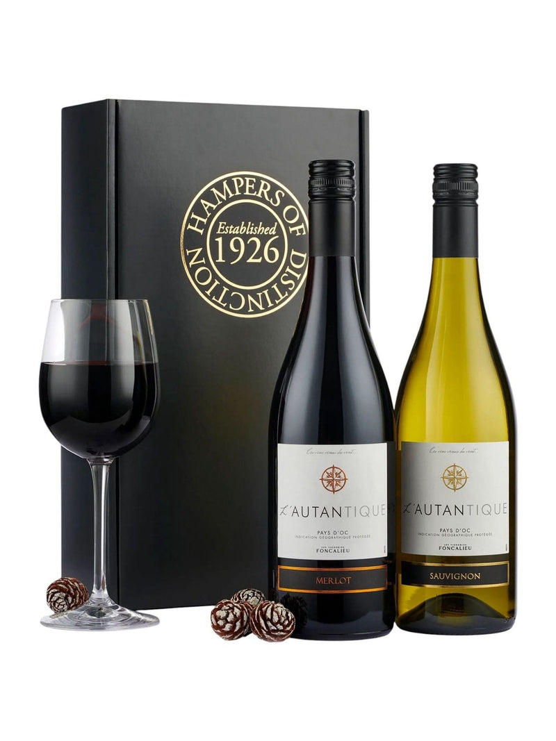 Spicers of Hythe wine duo Merlot Sauvignon Blanc 75cl (British brand)