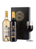 Spicers of Hythe black Italian wine duo with two 75cl bottles (British brand)