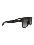 Ray-Ban Black Justin Square sunglasses, imported from the UK