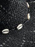 Black western straw hat, imported from the UK