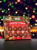 GNAW Mini Christmas Pudding Chocolate Gift Set, UK version