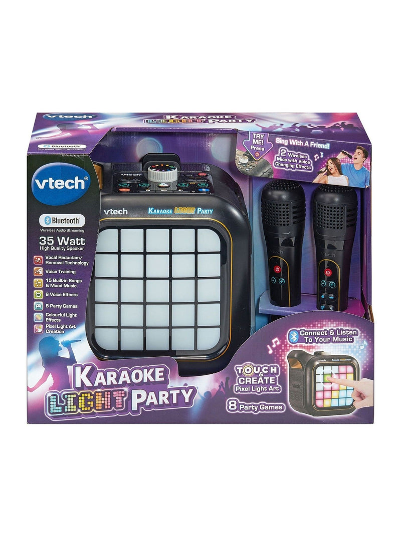 VTech Karaoke Light Party Bluetooth speaker with two microphones, imported from the UK