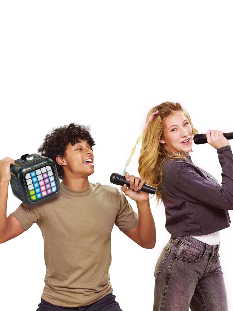 VTech Karaoke Light Party Bluetooth speaker with two microphones, imported from the UK