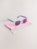 Pink and purple lilac children's sunglasses with UV protection, UK version