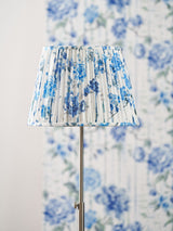 Next Designers Guild Cobalt Kyoto Flower Pleated Lamp Shade 16 inch- Buy online at McGrocer
