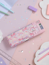 Next Pink Sparkle Rainbows and Unicorn Pop Out Pencil Case- Buy online at McGrocer