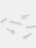 Accessorize sterling silver star stud earrings - British product