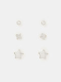 Accessorize sterling silver star stud earrings - British product