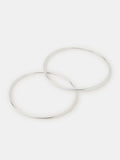 Accessorize sterling silver large hoop earrings - British product