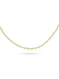 Beaverbrooks yellow gold plated heart chain bracelet 18.5cm - British product