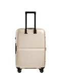 Antler Single Stripe medium hardside suitcase in Cream (British brand)