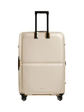 Antler large hardside suitcase cream single stripe, imported from the UK