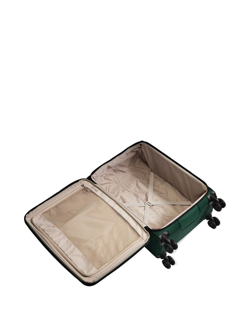 Antler green soft stripe luggage, UK version