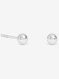 Simply Silver 925 sterling silver ball stud earrings 3mm (British brand)