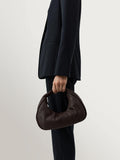 St Agni Brown Lattice Weave Bon Bon Bag, UK version