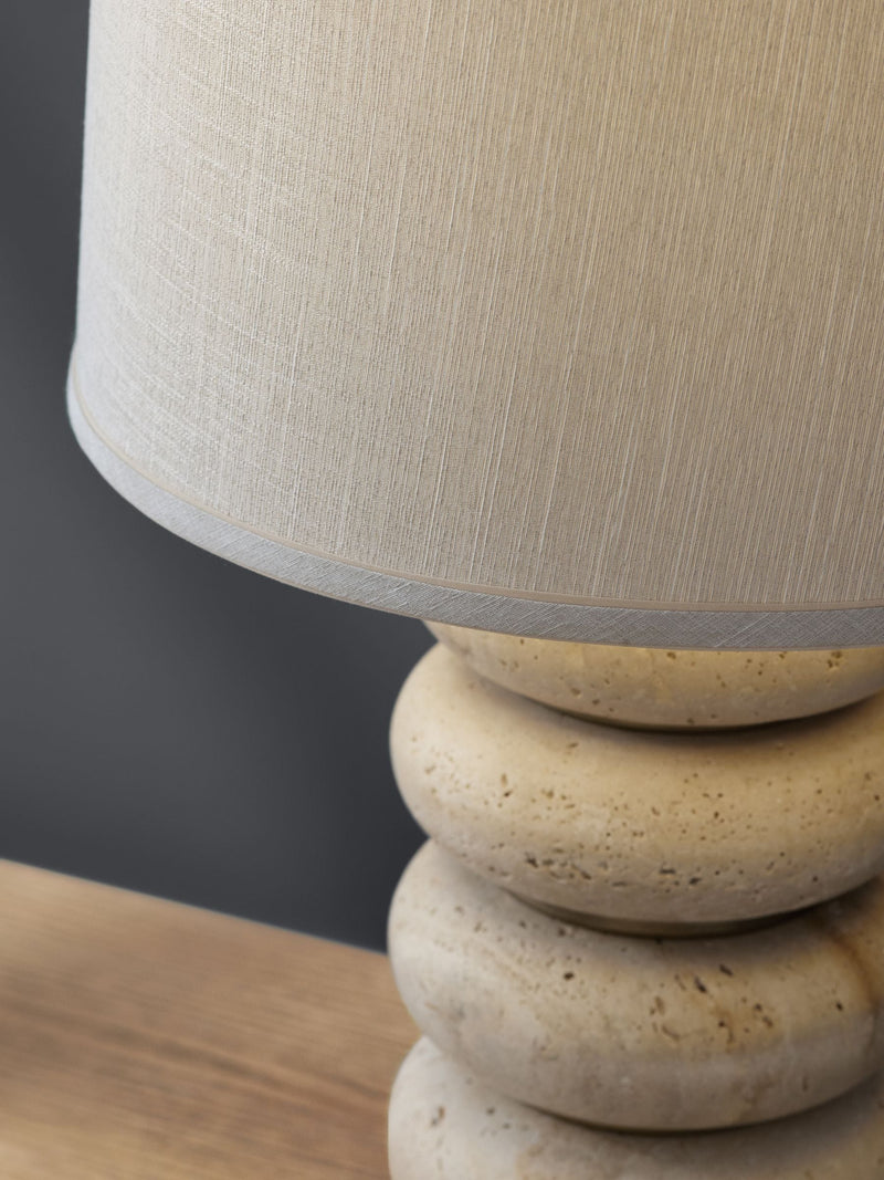 Natural Henlow table lamp 56cm, imported from the UK