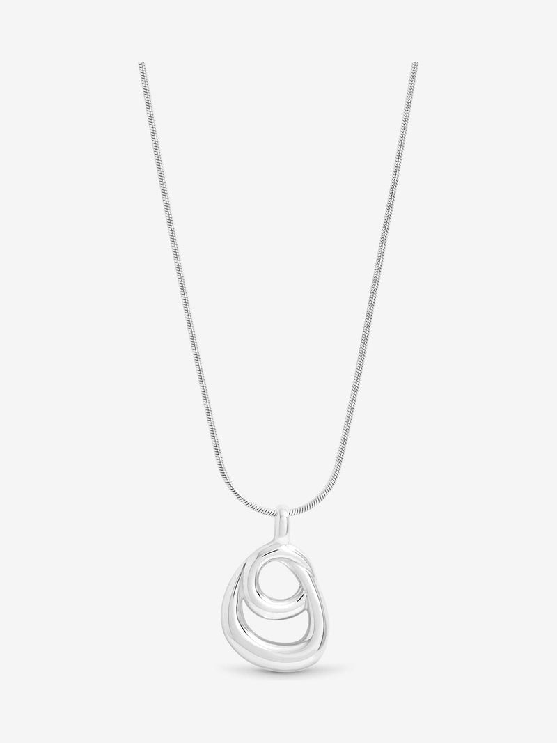 Simply Silver 925 Sterling Silver Polished Swirl Pendant