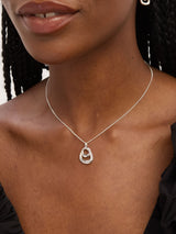 Next Simply Silver 925 Sterling Silver Polished Swirl Pendant- Buy online at McGrocer
