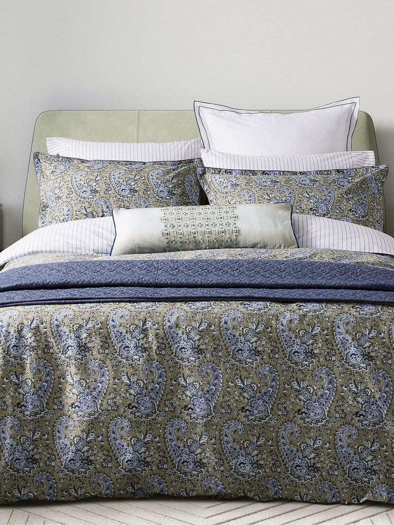 Bedeck of Belfast Elara quilted cotton throw 150x200cm (British brand)
