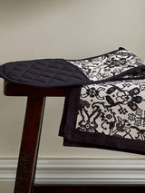 Next Bedeck of Belfast Charcoal Morsan 100% Cotton Double Oven Gloves- Buy online at McGrocer