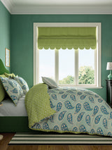 Next Land & Shore Green Melody 100% Cotton Duvet Set- Buy online at McGrocer