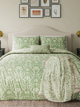 Helena Springfield Green Sunflowers 100% Cotton Duvet Cover Set