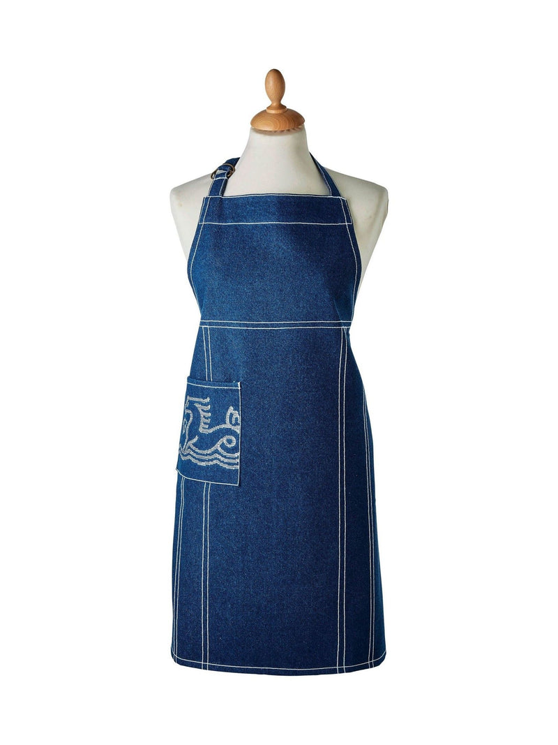 Bedeck of Belfast Midnight Navy Saja apron - British product