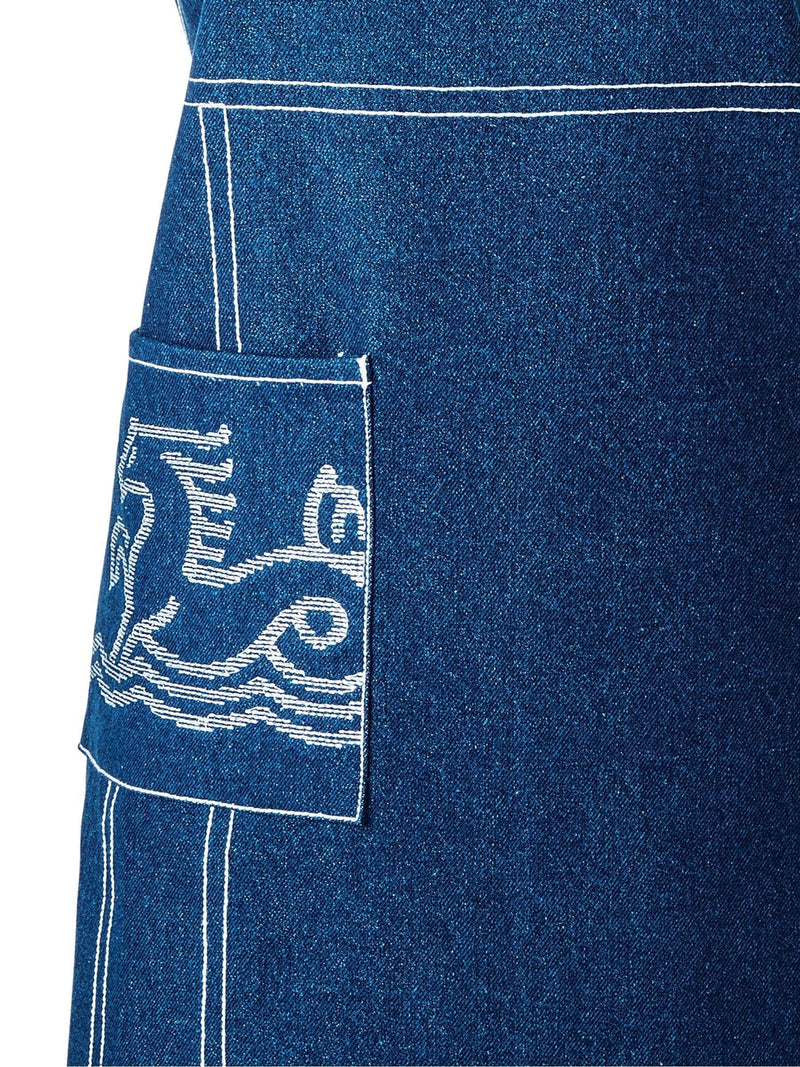 Bedeck of Belfast Midnight Navy Saja apron - British product