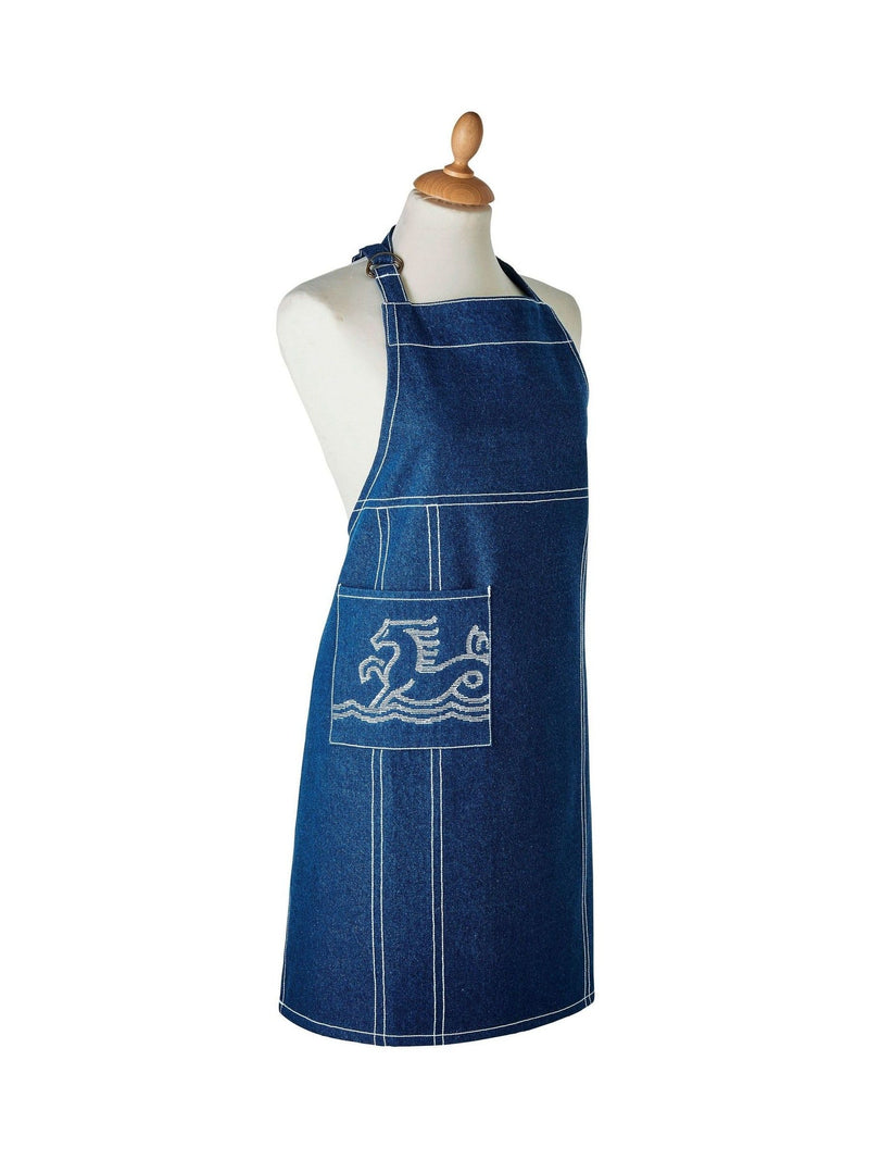 Bedeck of Belfast Midnight Navy Saja apron - British product