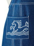 Bedeck of Belfast Midnight Navy Saja apron - British product