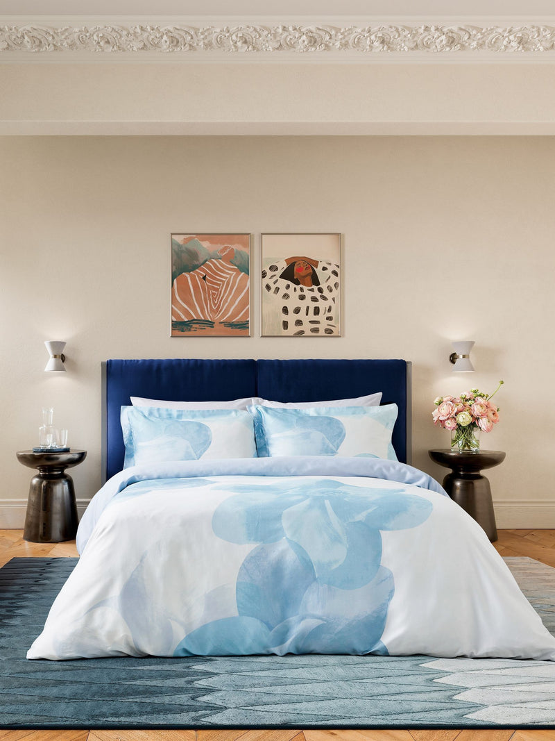 Ted Baker blue photo magnolia duvet set (British brand)