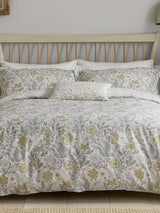 Next Morris & Co Neutral Compton Cotton Duvet Cover Set- Buy online at McGrocer