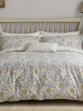Morris & Co Neutral Compton cotton duvet set, imported from the UK