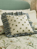 Sanderson Tuileries cotton cushion with floral print - British brand