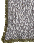 Bedeck of Belfast Kaiza cushion charcoal silver 50cm, UK version