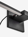 Black rechargeable picture light 50cm width, UK version