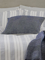 Next Murmur Ennis Navy 100% Wool Cushion- Buy online at McGrocer