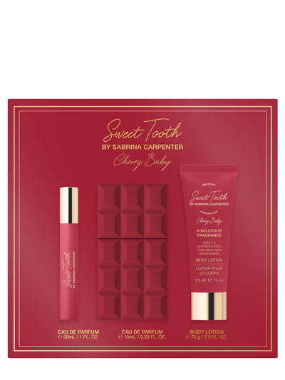 Next Sabrina Carpenter Cherry Baby Eau de Parfum Gift Set 30ml- Buy online at McGrocer