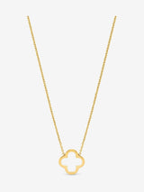 Next Jon Richard Gold Tone Plated Waterproof Clover Lucky Charm Necklace 400mm- Buy online at McGrocer
