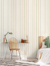 Next Hoopla Walls Orange Stripey Wallpaper 10m x 50cm- Buy online at McGrocer