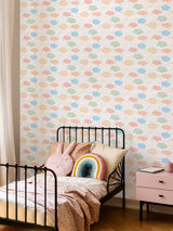 Next Hoopla Walls Pink Fluffy Clouds 10m Wallpaper- Buy online at McGrocer