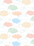 Hoopla Walls Pink Fluffy Clouds wallpaper 10m - British product