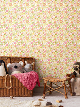 McGrocer Hoopla Walls Yellow Bouncing Bunnies 10m Wallpaper- Buy online at McGrocer