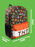 Vanilla Underground Black Minecraft backpack set 3 piece, UK version