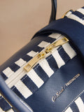 Cath Kidston Navy Paddington Stripe bowling holdall - British product