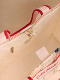 Cath Kidston pink Paddington patchwork quilted shopper bag, imported from the UK