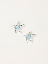 Next FatFace Turquoise Blue Starfish Stud Earrings- Buy online at McGrocer