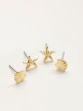 FatFace seaside stud earrings 2-pack, UK version