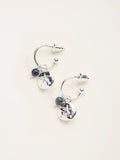 FatFace drop earrings silver tone charm, UK version