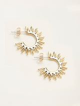 Next FatFace Gold Tone Sun Burst Earrings- Buy online at McGrocer